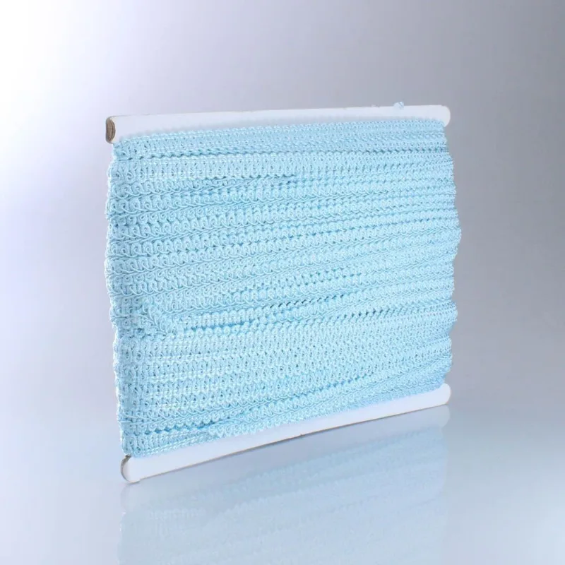 PASSAMANARIA TRANÇADO 13MM EM POLIESTER COM 45 METROS 219 - Azul Bebe