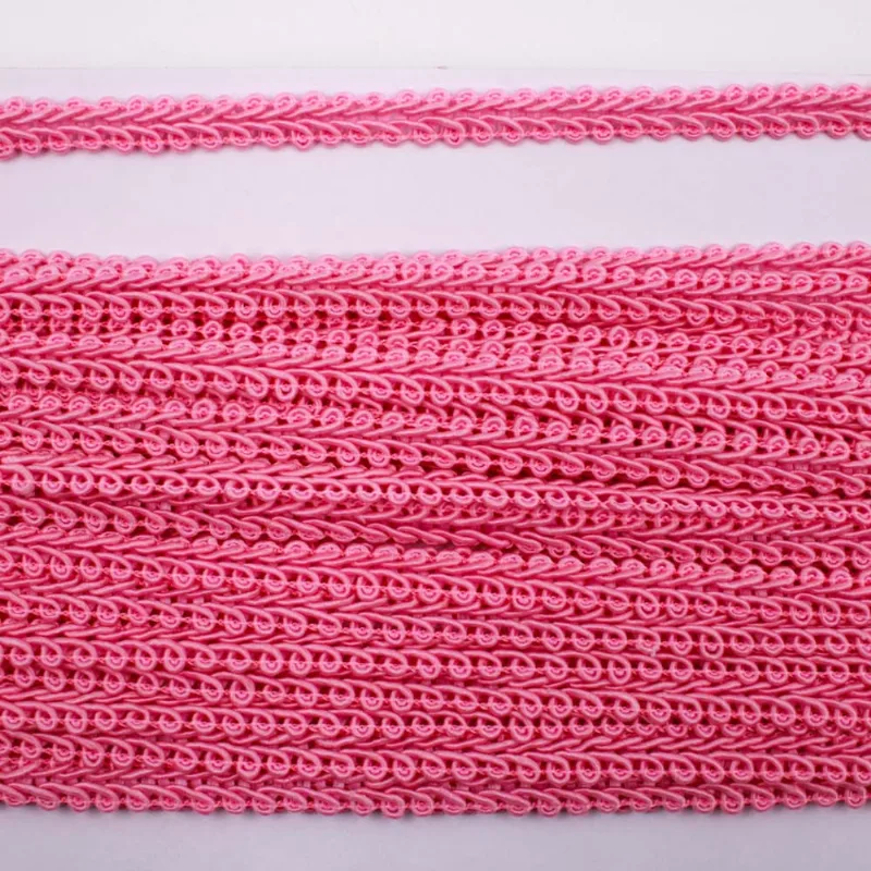 PASSAMANARIA TRANÇADO 9MM EM POLIESTER COM 10 METROS 217 - Rosa Bebe