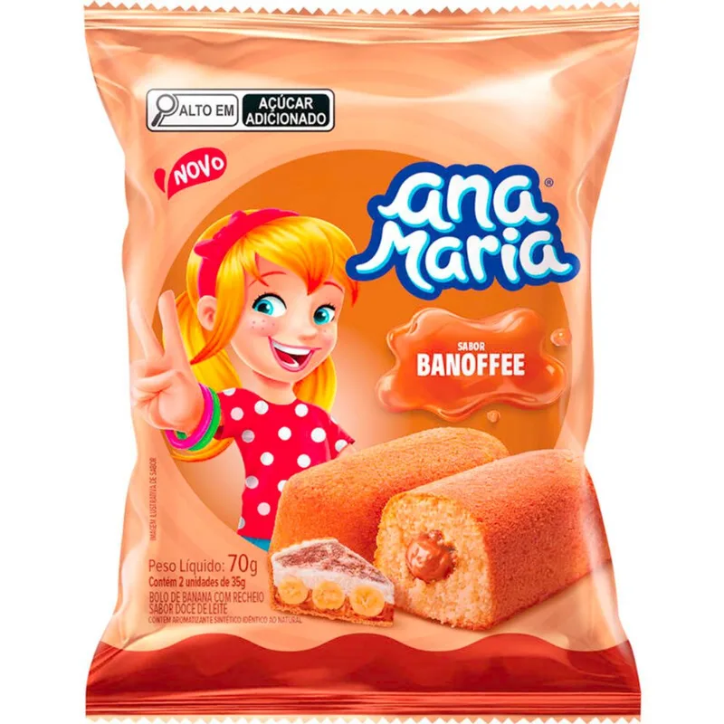 Bolinho Pullman Ana Maria Banoffee 70g
