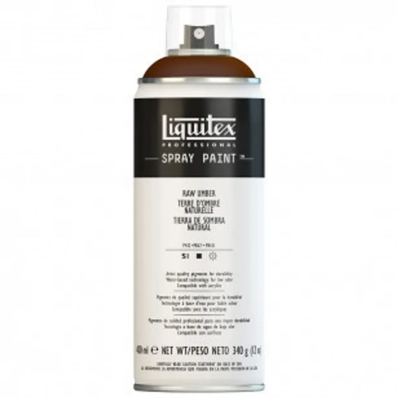 Tinta Acrílica Spray Liquitex 400ml 0331 Raw Umber