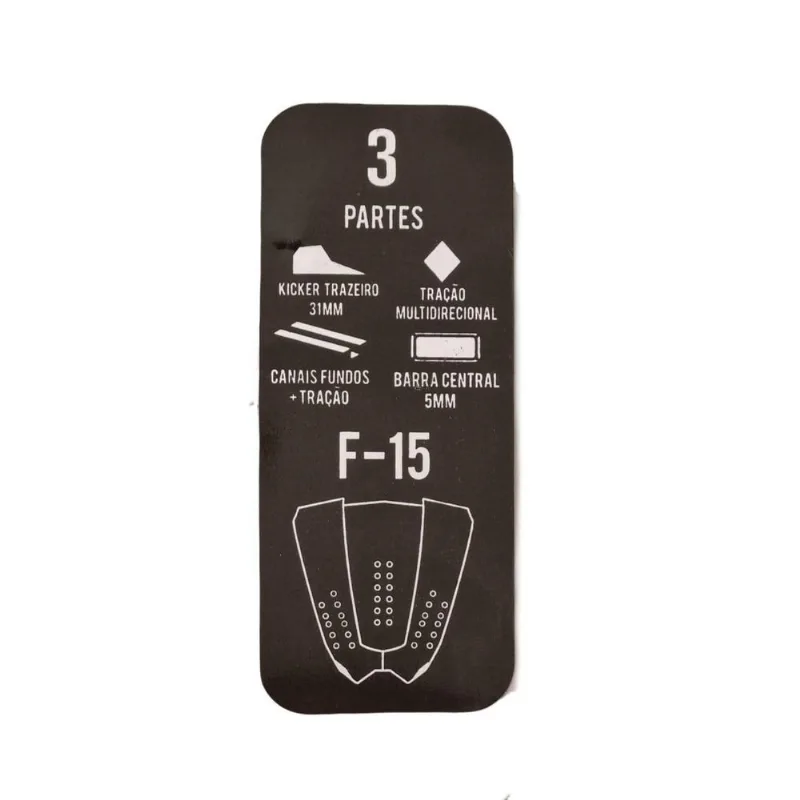 Deck Bullys F-15 - Preto E Cinza
