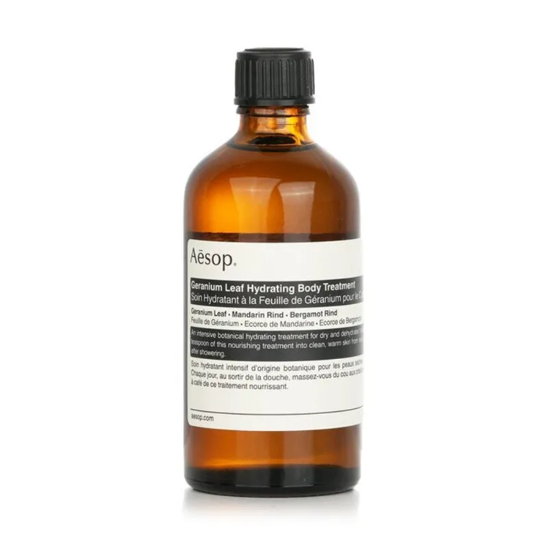 Óleo hidratante de tratamento corporal Aesop Geranium Leaf