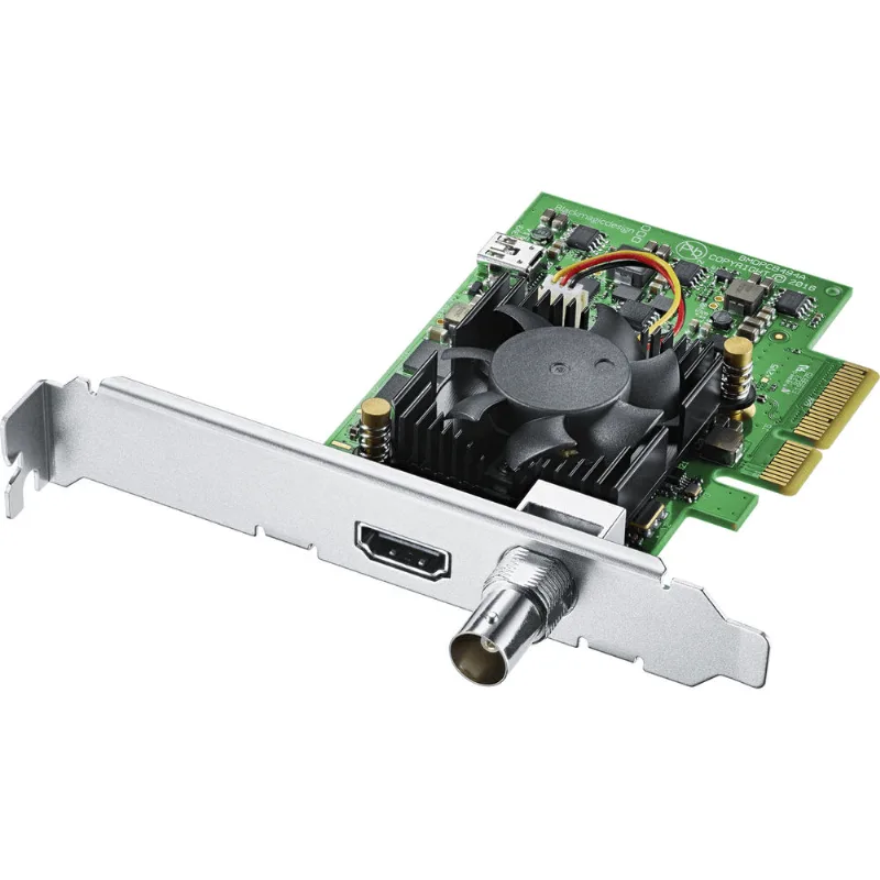 Placa De Captura Blackmagic Decklink Mini Monitor 4k Pcie 2.0 E 6g-sdi
