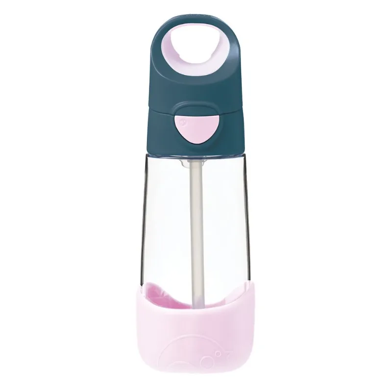 Garrafa Tritan Canudo Indigo Rose 450ml Bbox Rosa