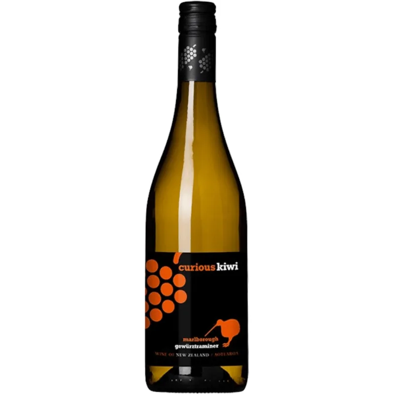 Vinho Neozelandês Curious Kiwi Gewartraminer Branco 750ml