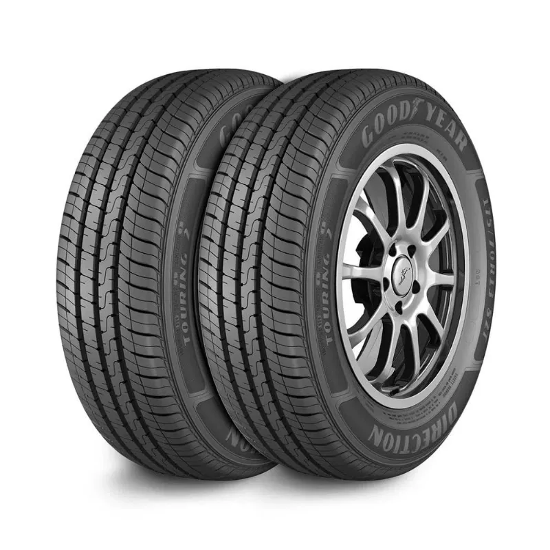Jogo 2 pneus goodyear aro 14 direction touring 2 175/65R14 86H
