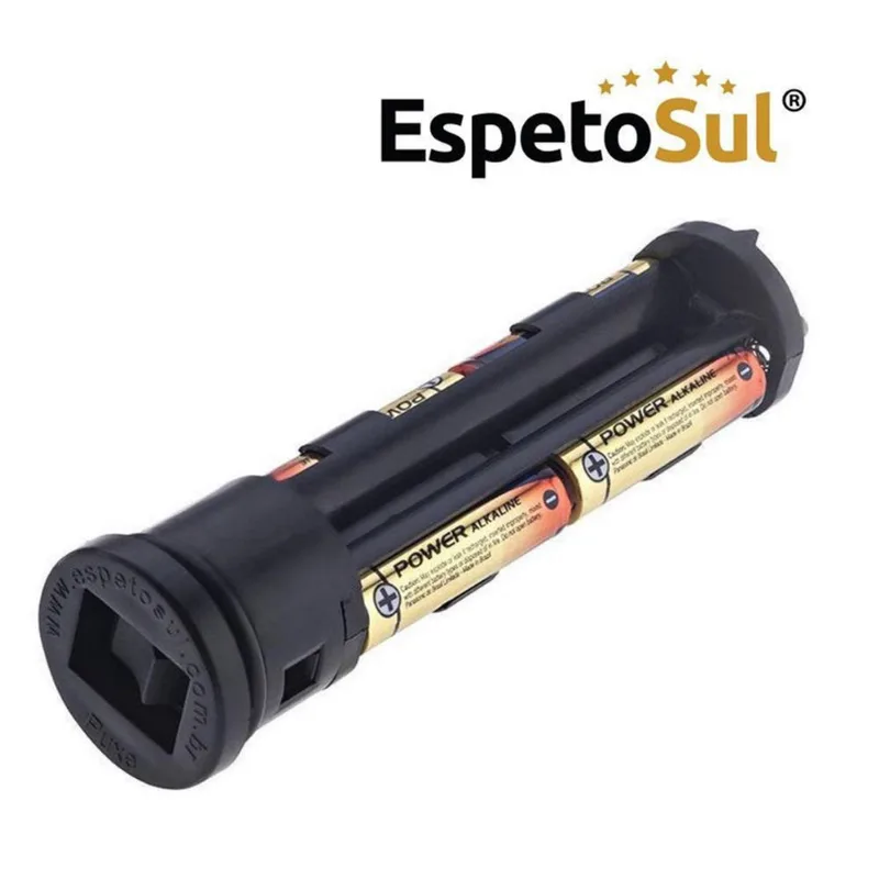 Espeto Giratório à Pilha com Garra Prata EspetoSul
