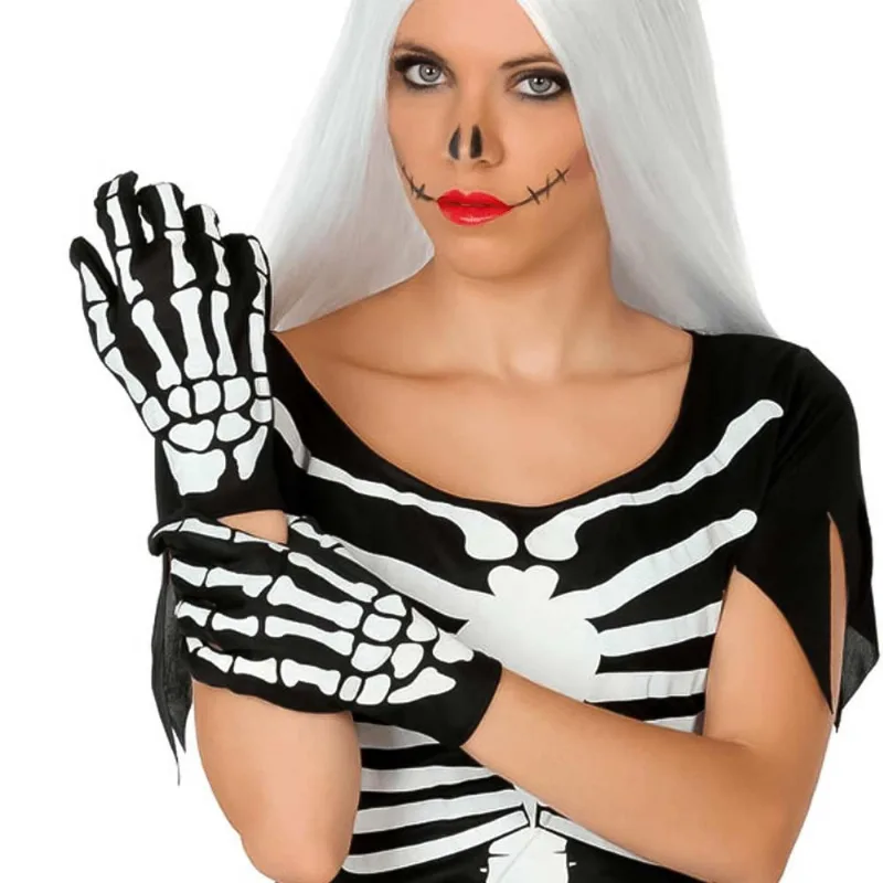 Luva Infantil de Esqueleto Raio X Halloween