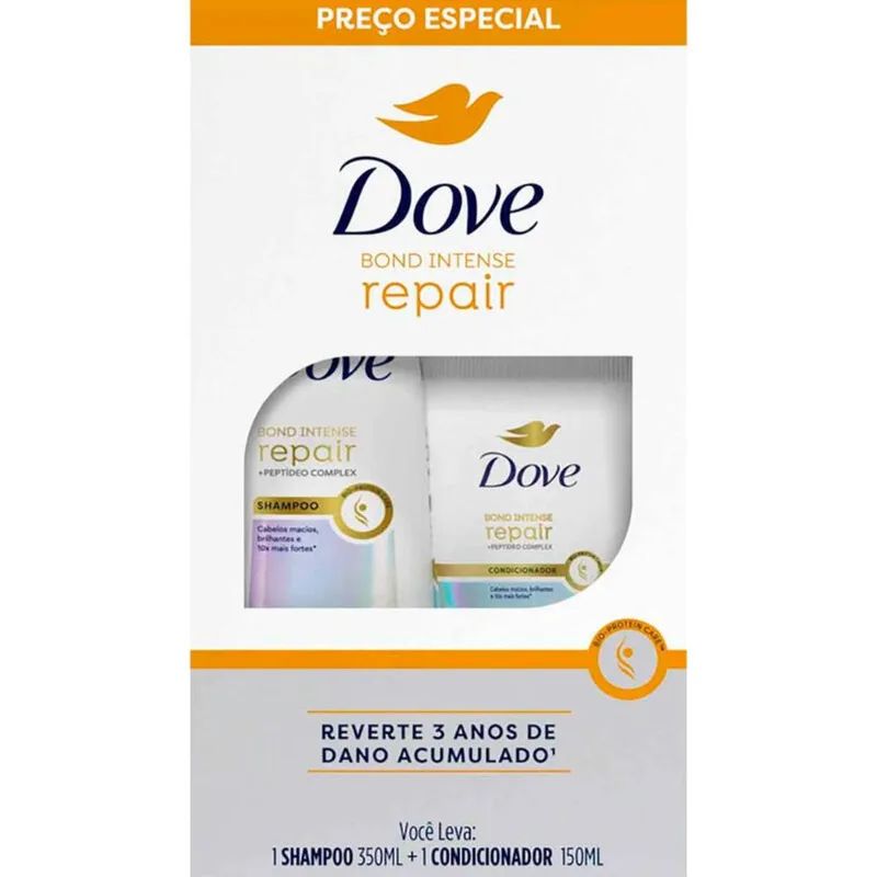 Kit Dove Shampoo + Condicionador Bond Intense Repair