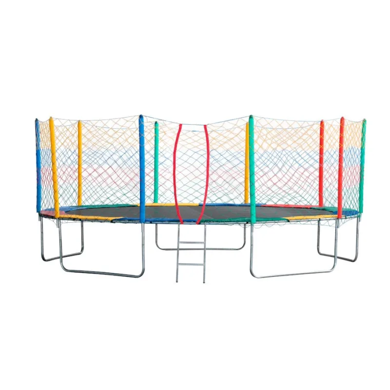 Cama Elástica Pula Pula 4,27 M Colorida 100% Nacional - Suporta 430 Kg - Não Disponível - Brinquedos