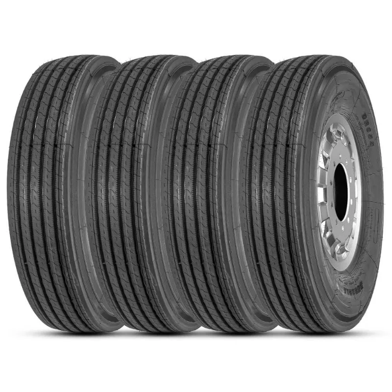 Kit 4 Pneu Durable Aro 22 11.00r22 18pr 152/149m Dr655 Liso