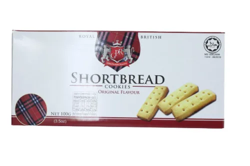 BISCOITO TRAD SHORTBREAD BRITISH ROYAL 100G - BRITISH