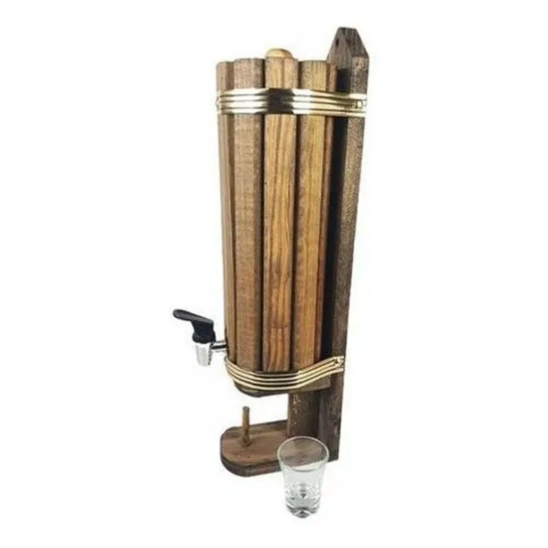 Pingômetro Dosador De Cachaça Pinga 1 Litro Parede Rústico - Não Informado - Decoração