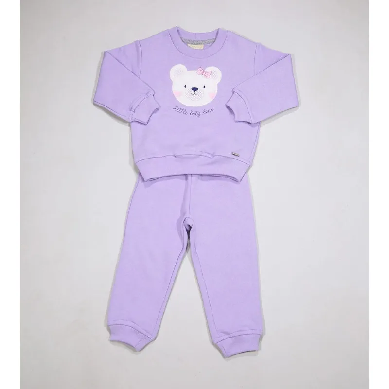 Conjunto Moletom Baby Bear - 395640 Lilas - 2