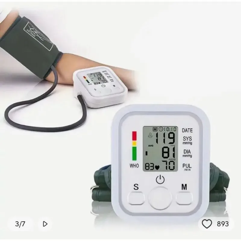 Aparelho Medidor Pressão Digital Braço Sh 2025 Altíssima