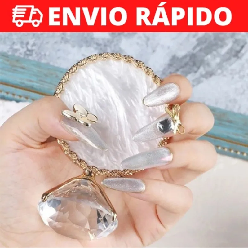 Suporte para Exibição De Unhas Diamante Prático e Portátil
