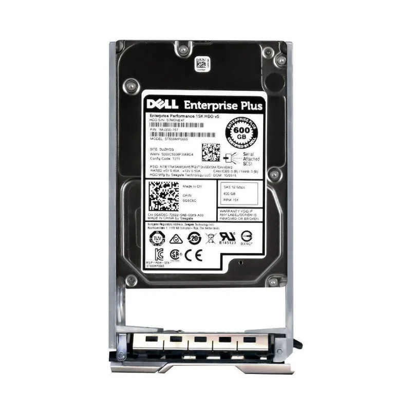 Hd Dell Equallogic 600gb 15k Sas Dpn 0g6c6c 12gbps 2.5 St600mp0005