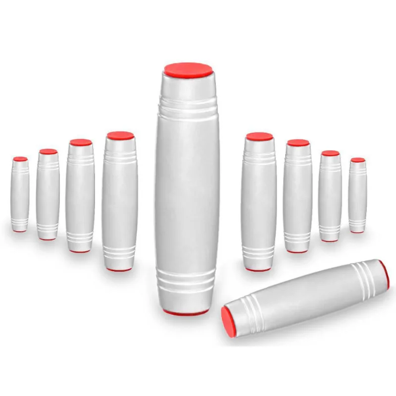 Fidget Mokuru Stick Bastao Roller Anti Stress Branco 10 Unid