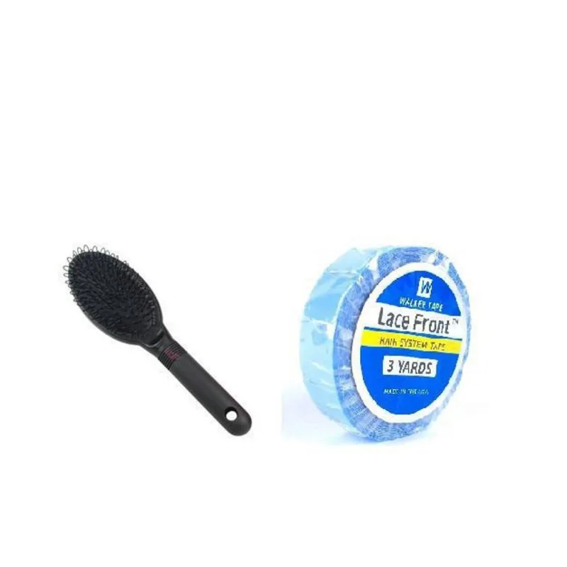 Kit Escova Especial + Fita Azul Walker Tape Lace Front Wig