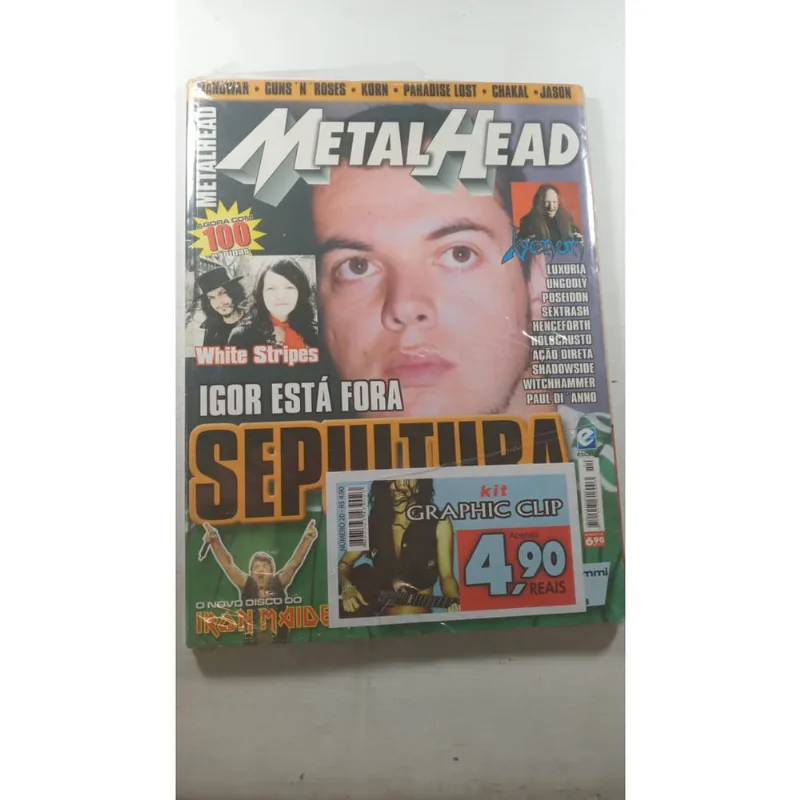 2 Revistas MetalHead Números 53 e 54 lacradas