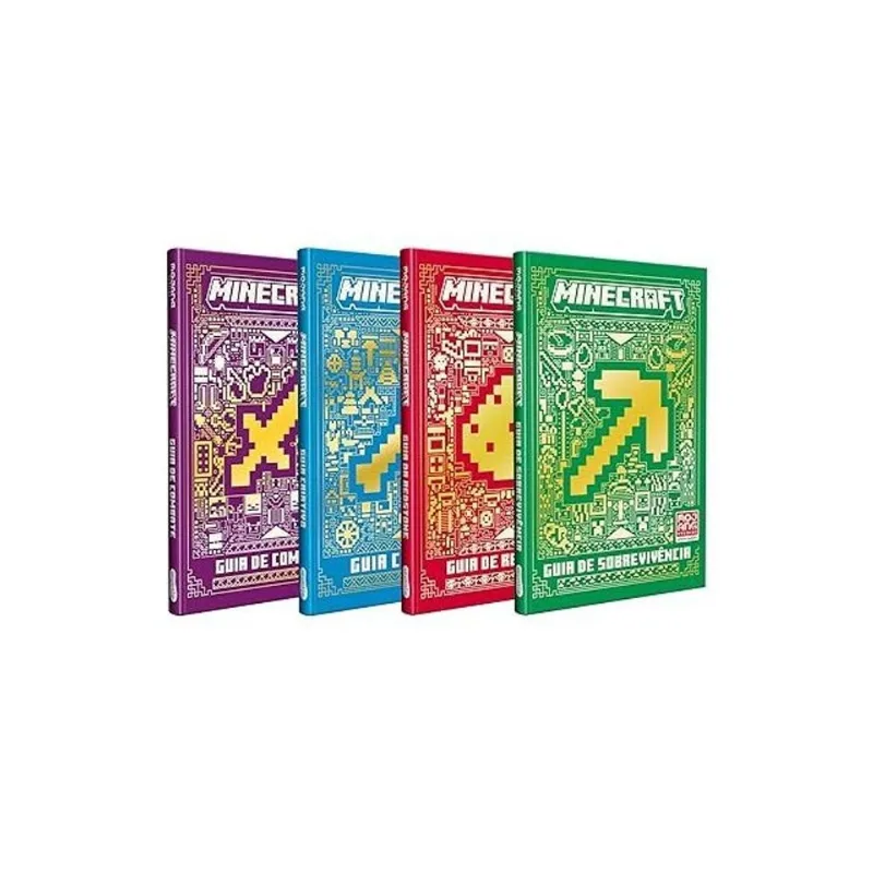KIT GUIAS MINECRAFT - 4 VOLUMES