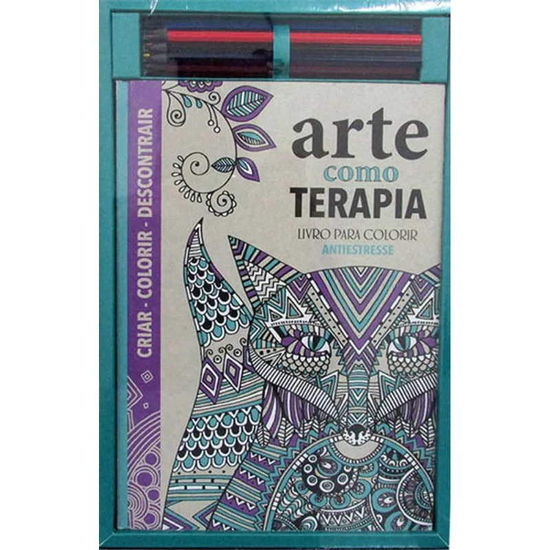 ARTE COMO TERAPIA - KIT PARA COLORIR