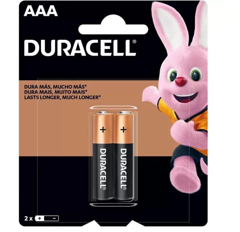 Pilha Alcalina Aaa Com 2 Unidades Duracell - LC - Tecnologia