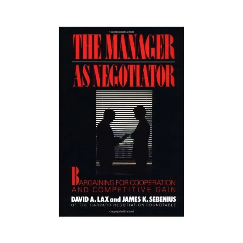 MANAGER AS NEGOTIATOR