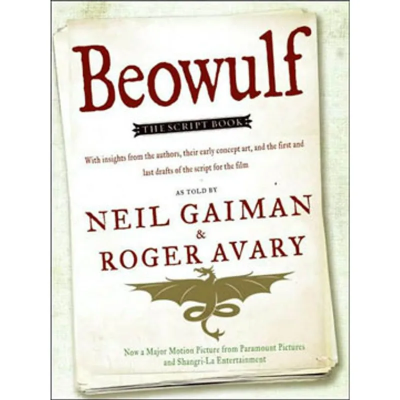 BEOWULF - THE SCRIPT BOOK