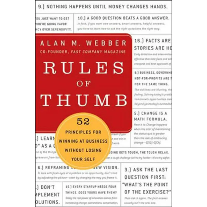 RULES OF THUMB - 52 TRUTHS FOR WINNING AT BUSINESS WITHOUT LOSING YOUR SELF