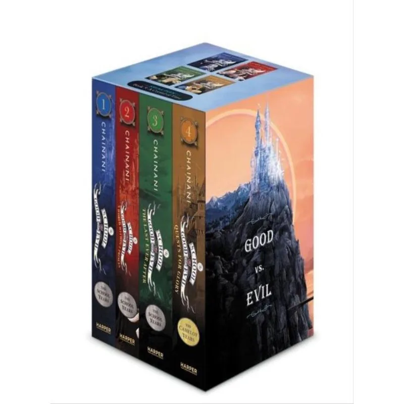 THE SCHOOL FOR GOOD AND EVIL BOOKS 1-4 PAPERBACK BOX SET