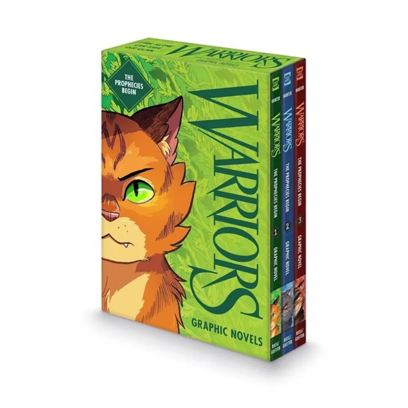 THE WARRIORS GRAPHIC NOVEL BOX SET - THE PROPHECIES BEGIN - THE COMPLETE FIRST ARC