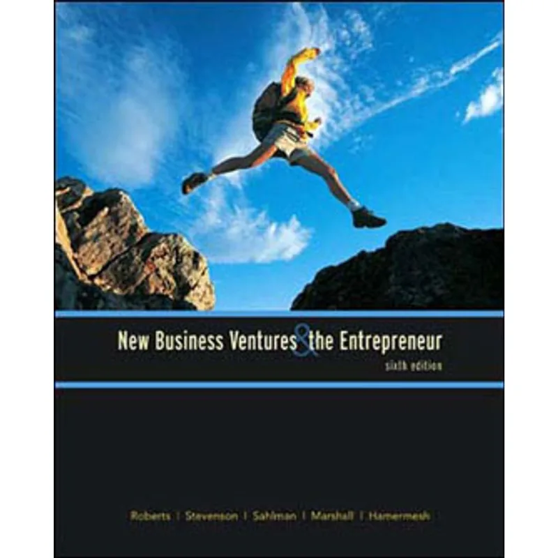 NEW BUSINESS VENTURES AND THE ENTREPRENEUR
