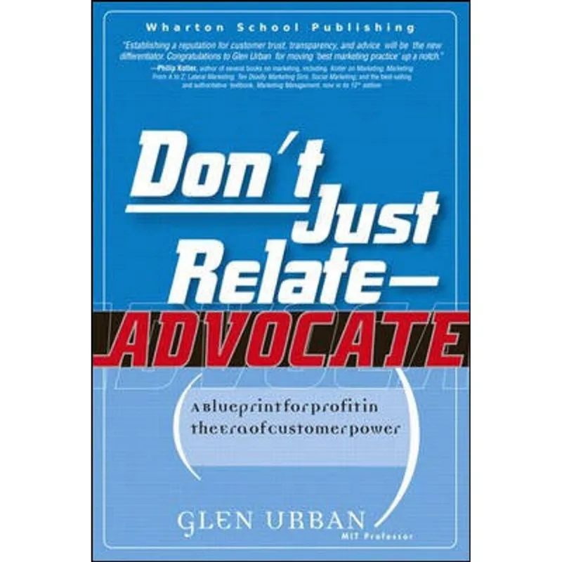 DON'T JUST RELATE - ADVOCATE!
