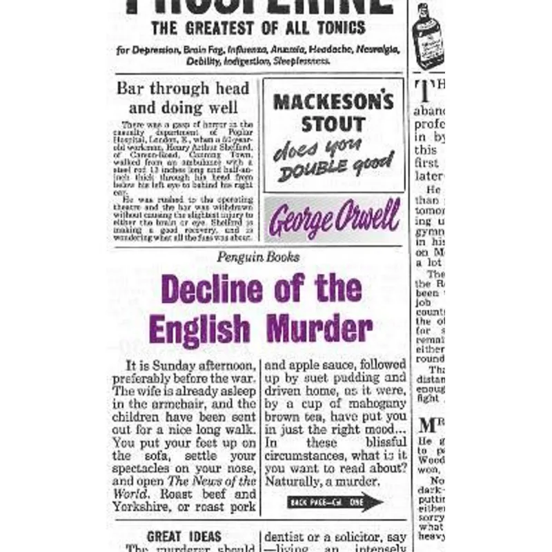 Decline of The English Murder