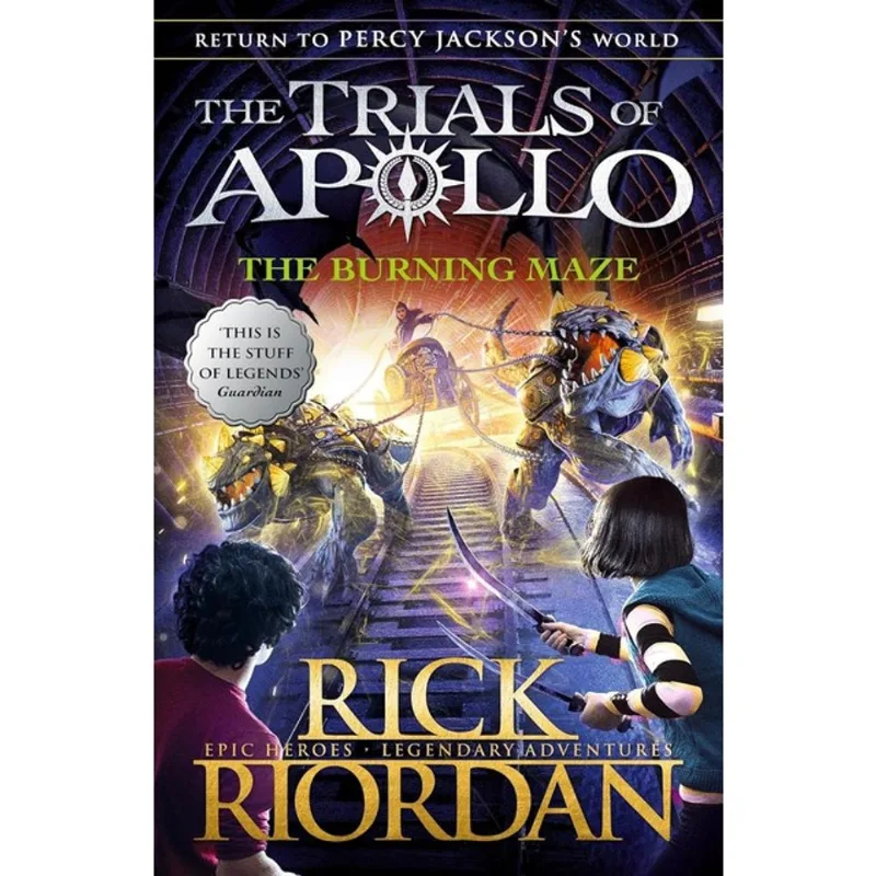 THE BURNING MAZE - THE TRIALS OF APOLLO BOOK 3