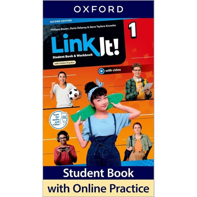 LINK IT! 1 - STUDENT BOOK AND WORKBOOK WITH ONLINE PRACTICE - SECOND EDITION