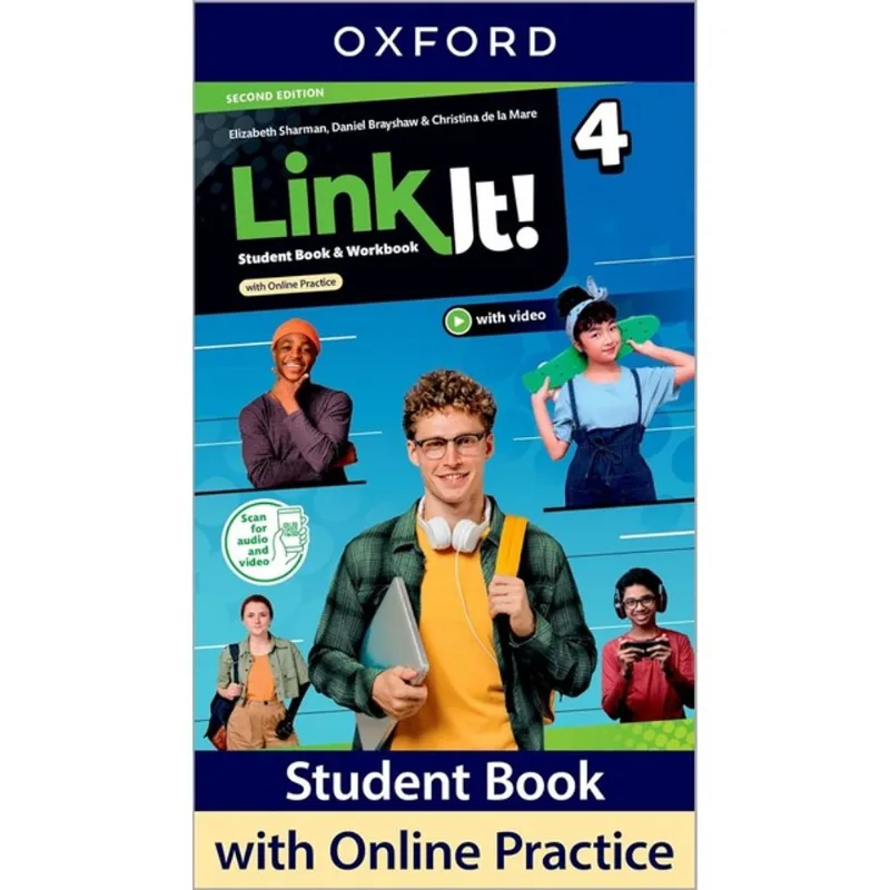 LINK IT! 4 - STUDENT BOOK AND WORKBOOK WITH ONLINE PRACTICE - SECOND EDITION