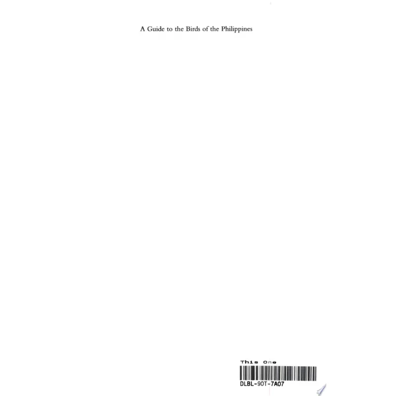 GUIDE TO THE BIRDS OF THE PHILIPPINES, A