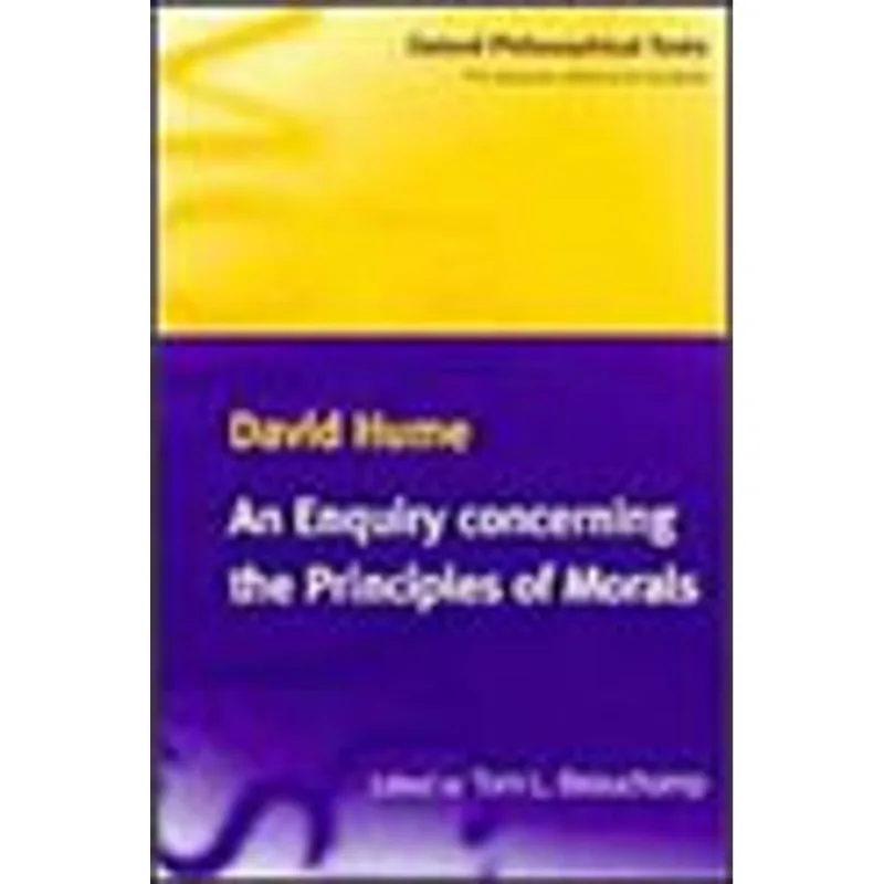ENQUIRY CONCERNING THE PRINCIPLES OF MORALS, AN