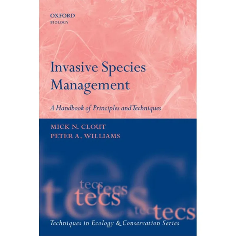 INVASIVE SPECIES MANAGEMENT - A HANDBOOK OF PRINCIPLES AND TECHNIQUES