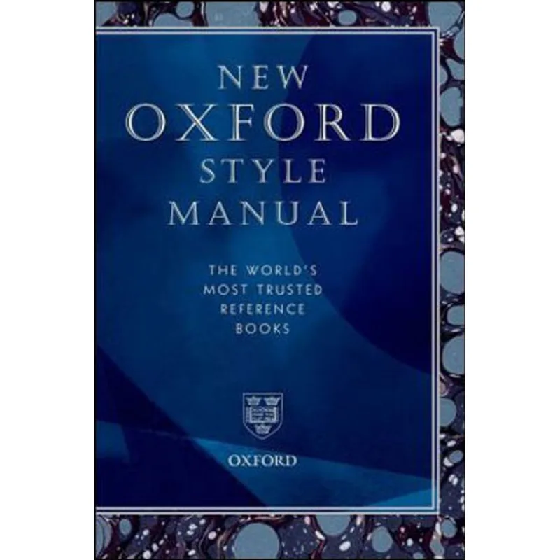 NEW OXFORD STYLE MANUAL