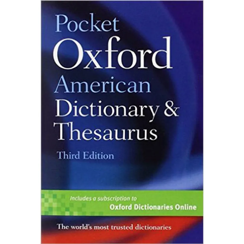 OXFORD AMERIAN DICTIONARY & THESAURUS - POCKET BOOK