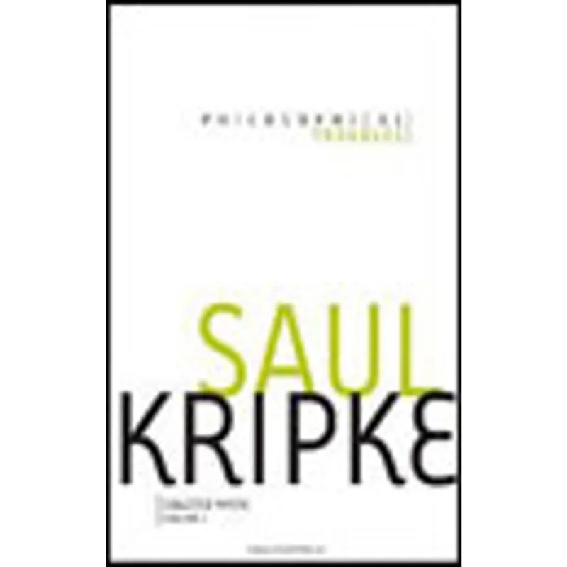 PHILOSOPHICAL TROUBLES - COLLECTED PAPERS VOL.1