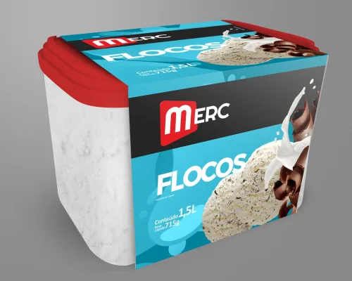 SORVETE MERC FLOCOS 1 5L