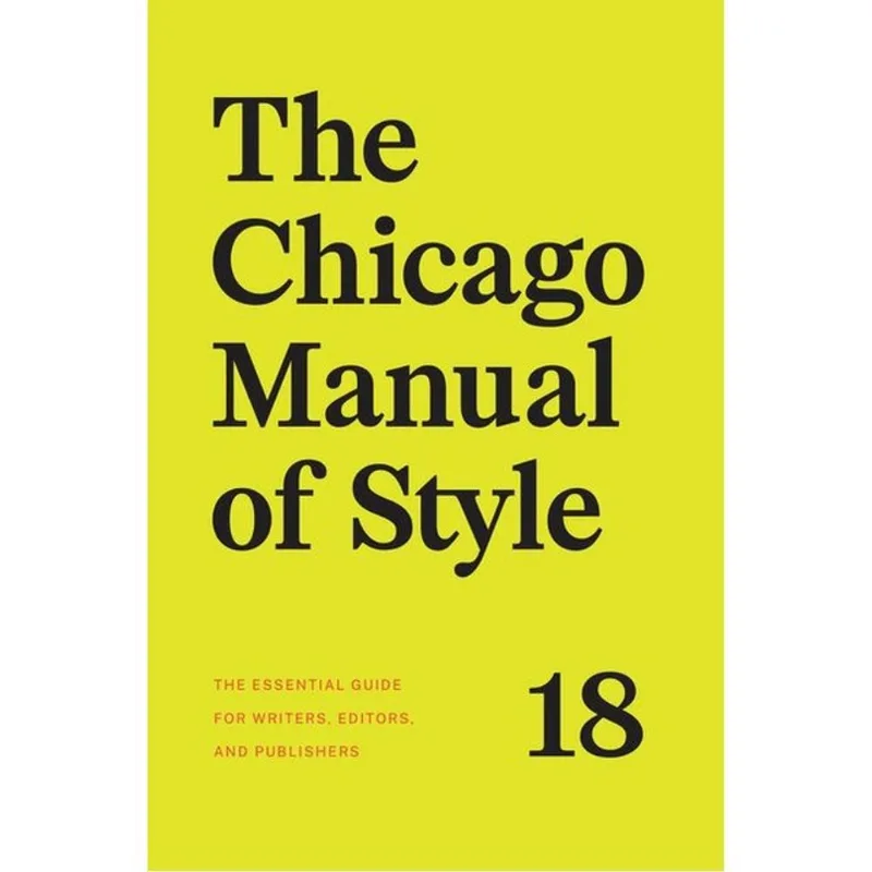 THE CHICAGO MANUAL OF STYLE