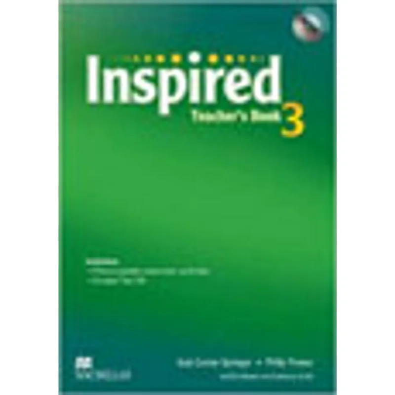 INSPIRED - 3 - TEACHER'S BOOK WITH TEST CD