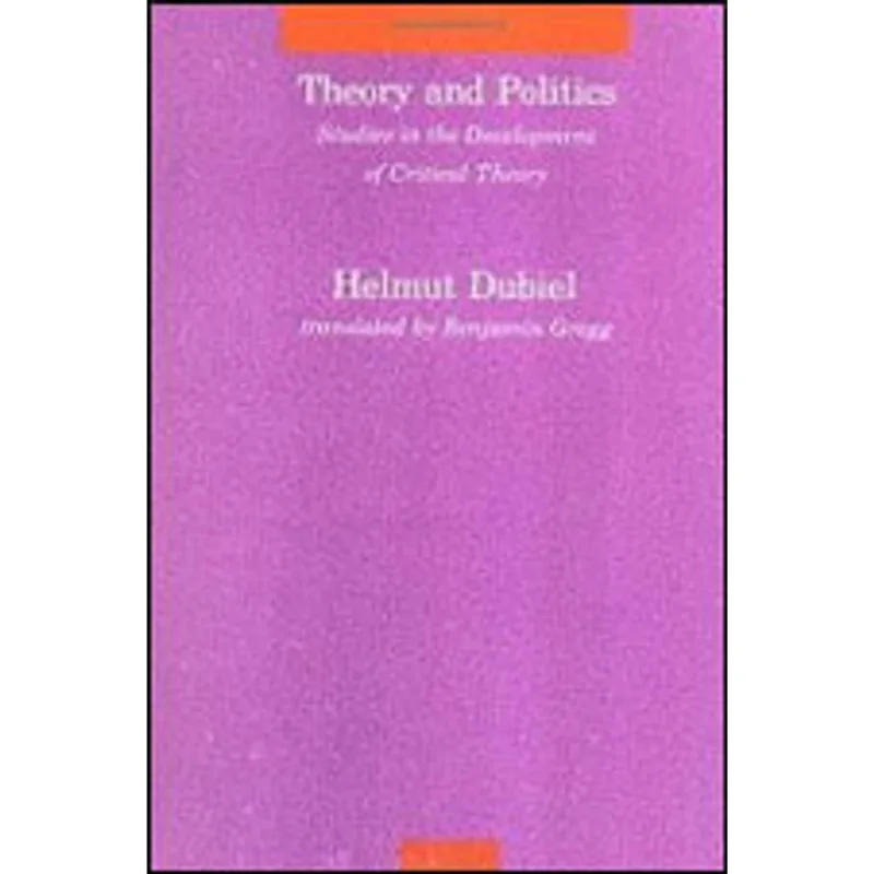 THEORY AND POLITICS - STUDIES IN THE DEVELOPMENT OF CRITICAL THEORY