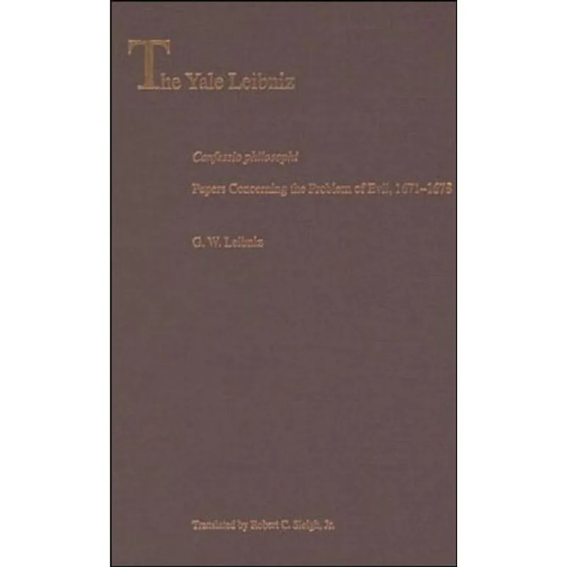 CONFESSIO PHILOSOPHI PAPERS CONCERNING THE PROBLEM OF EVEIL 1671 - 1678
