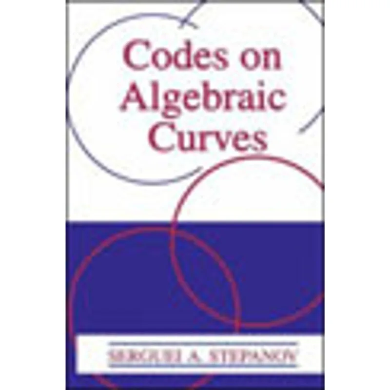 CODES ON ALGEBRAIC CURVES